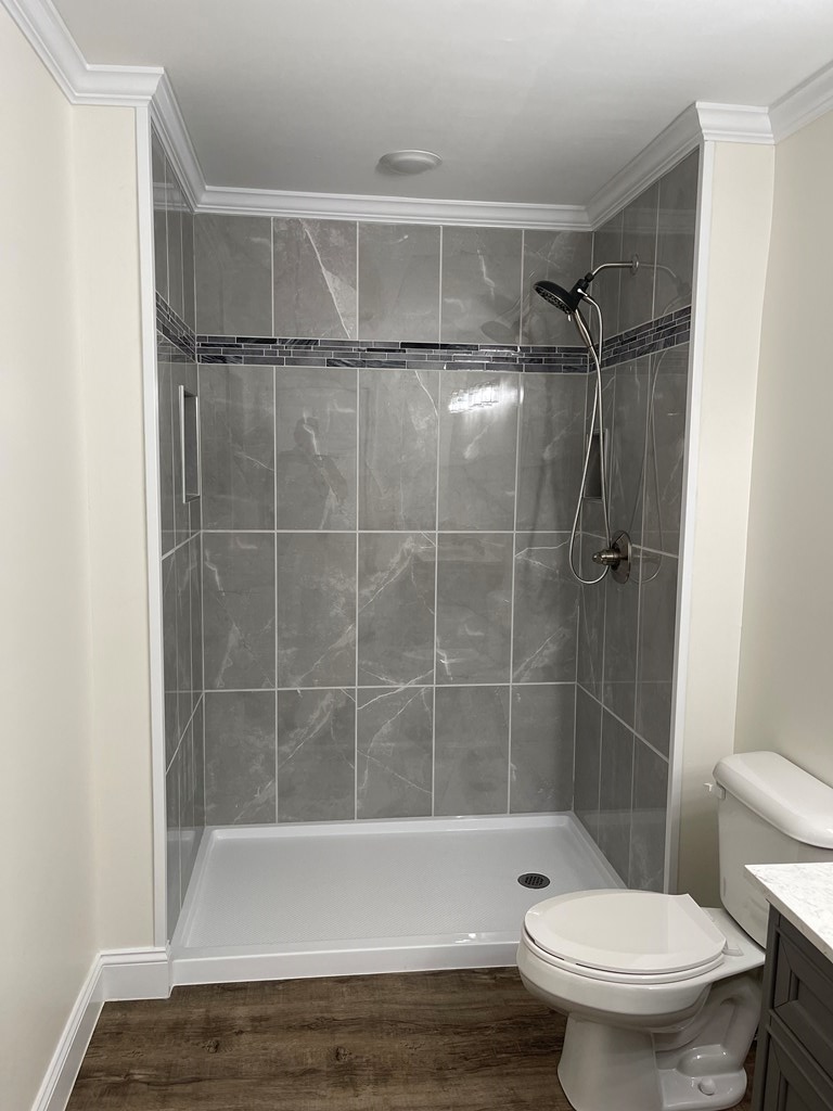 New Tile Shower in Master Bath